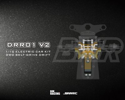 BM Racing collaboration with SNRC release the DRR01-V2 1/10 scale RWD RC Drift chassis !
