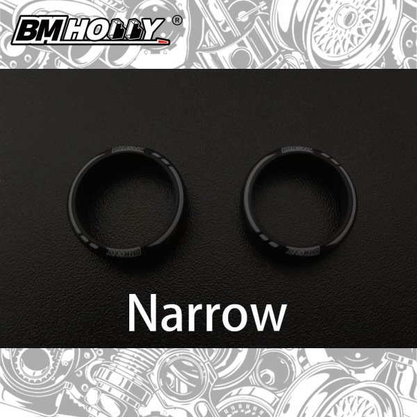 22MM Letter Drift Tires Narrow(2PCS) (TIRE-22N)