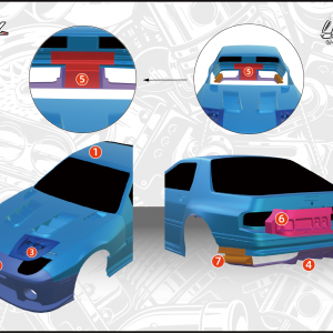FC Body Shell (Clear) (BM-B-FC)