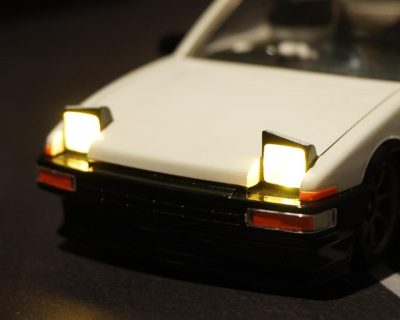 Finally we are releasing the pop up headlight set with the light set for the FLD AE86 body shell