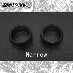 BLACK 20MM Drift Tires Narrow(2PCS) (TIRE-20N-B)